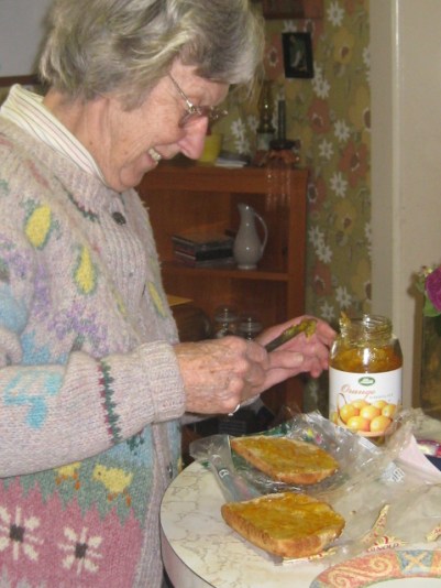 Making the sandwich #1