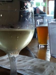 Chardonnay and beer