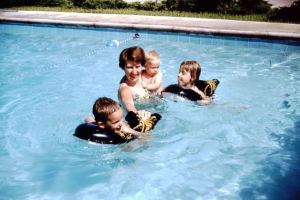 Mom and Stewart, Donabeth, and Peter